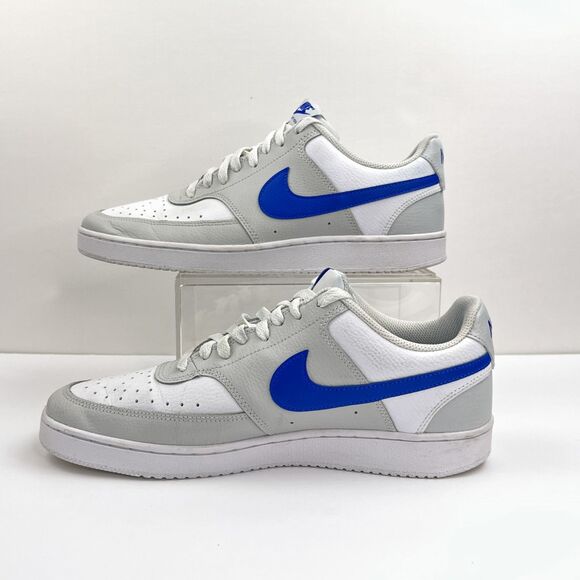 Nike Court Vision Shoes Mens 10.5 Photon Dust Racer Blue Low Top Sneakers FN4019 main image 10